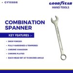Goodyear 12 PCS. COMBINATION SPANNER SET Main