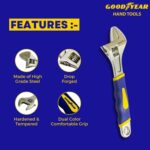 Goodyear Adjustable Wrench With Grip
