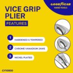 Goodyear Vice Grip Plier 10 (250mm) – Premium Quality – Front Image