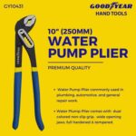 Goodyear Water Pump Plier with Box Joint – Premium Quality