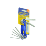 7 PCS ALUMINIUM FOLDING HEX KEY SET