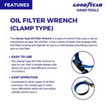 Goodyear Oil Filter Wrench (Clamp Type) – For Santro, Maruti, Sumo, T.C