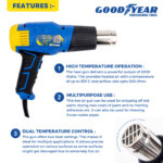 Goodyear Electric Heat Gun 2000W