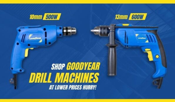Shop an American Brand Goodyear Drill Machines at lower Prices